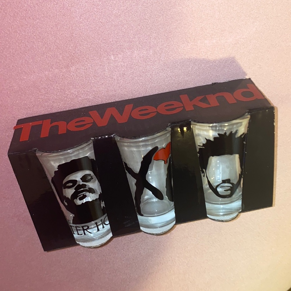 The Weeknd Inspired Handmade Shot Glasses 🤍